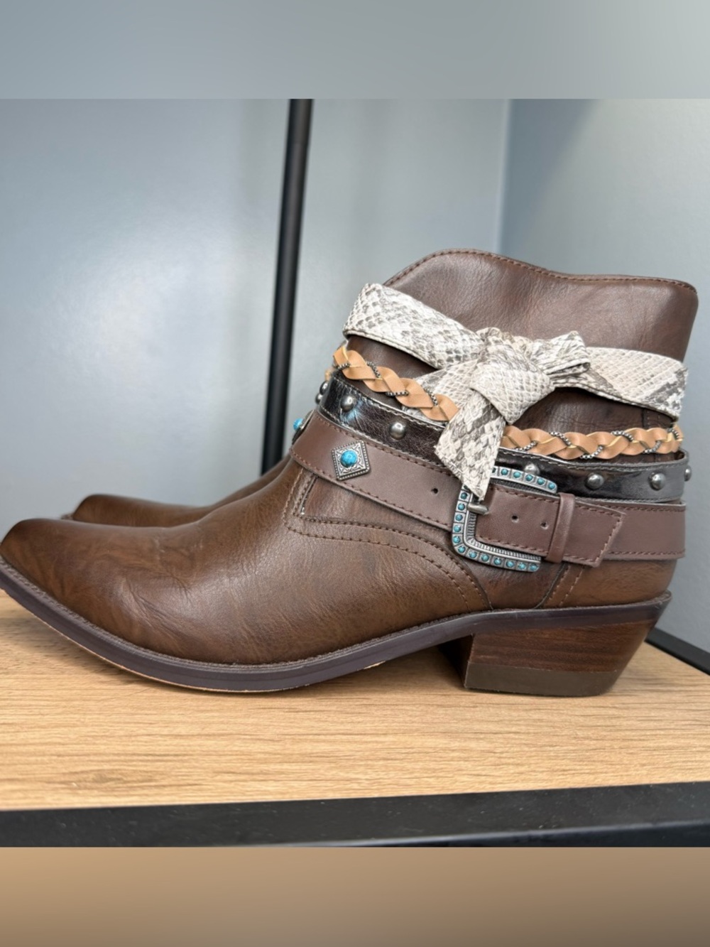 Miranda Lambert Edgy Western Booties